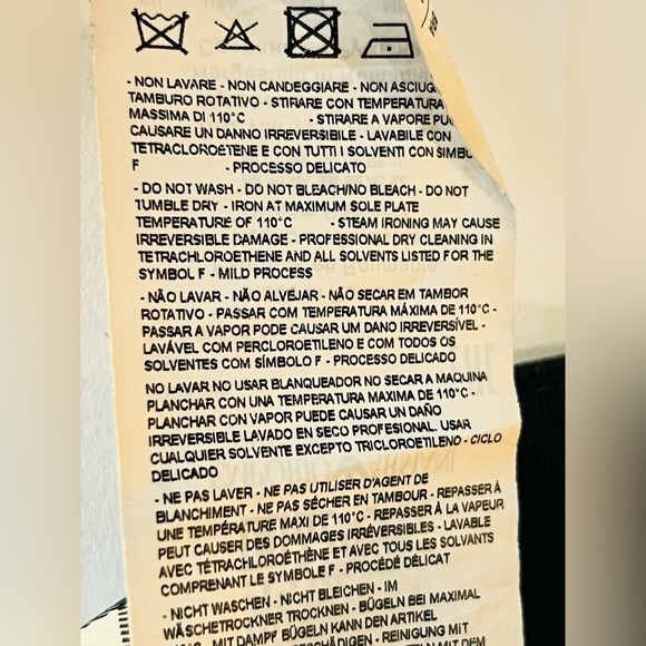 EMPORIO ARMANI SKIRT BLACK & WHITE SIZE 40 Italy US 4 please see measurement - Picture 11 of 15